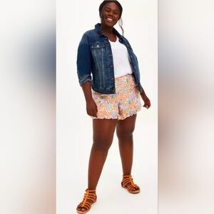 🌸Torrid High Waist Floral Women's Shorts - Multicolor